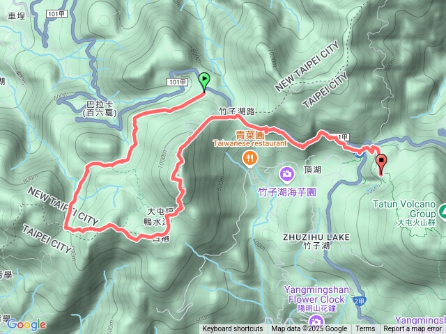 陽明山大縱走第二段