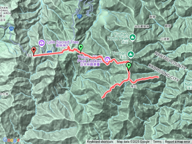 鹿山南玉山登山