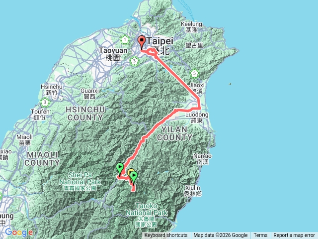 中央尖山三天二夜