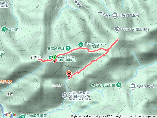 皇帝殿西峰天王峰東峰