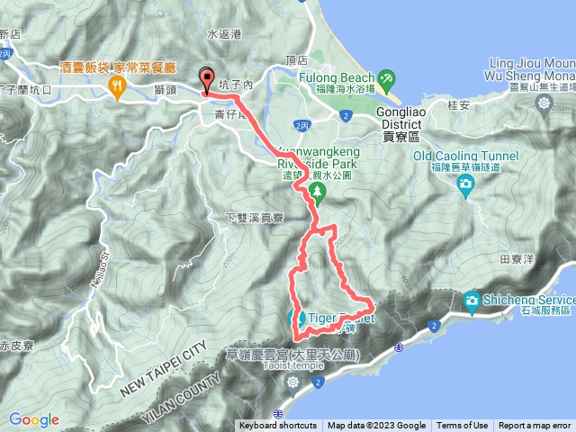 桶盤崛尖山、遠望坑古道