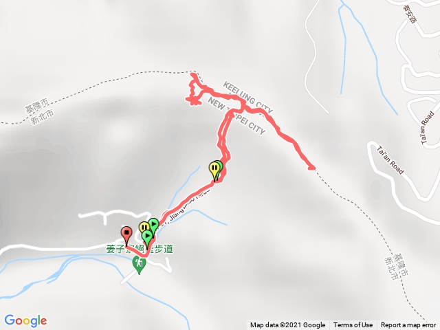 旗尾崙山，找飛機