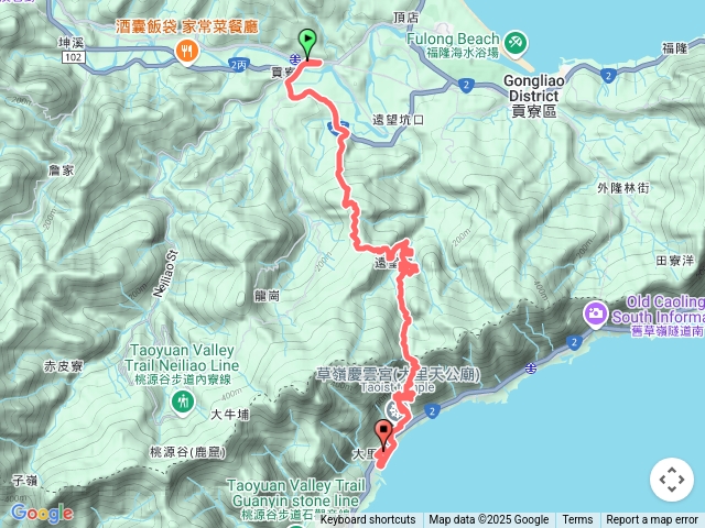 2023-11-05 貢寮火車站～遠望坑山～草嶺古道～大里火車站預覽圖