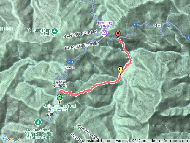 石門山東稜預覽圖