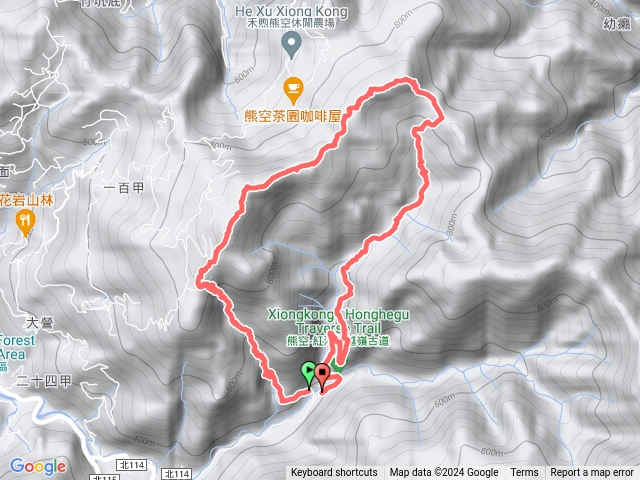 熊空山、竹坑山（2M走山）