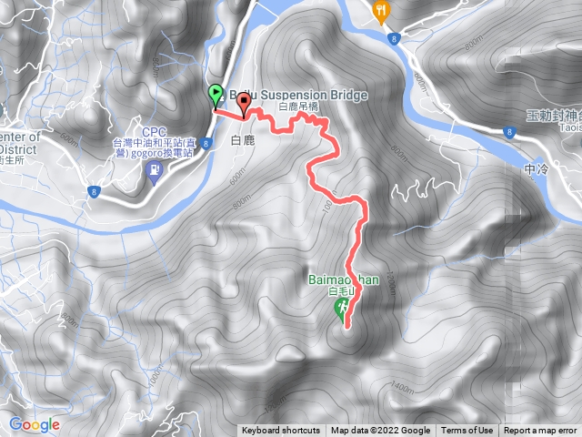 谷關七雄-白毛山