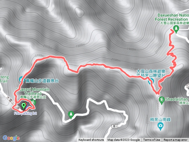 鳶嘴稍來收費站來回刷水晶蘭已初放