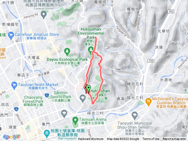 虎頭山公園-虎頭山環保公園-忠烈祠步道