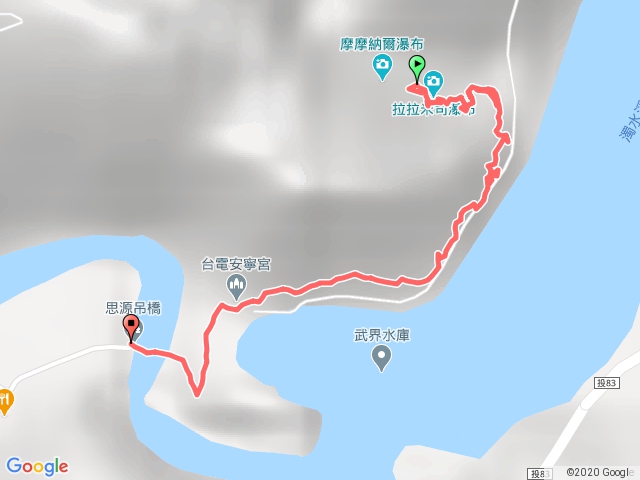 思源吊橋到拉拉米思