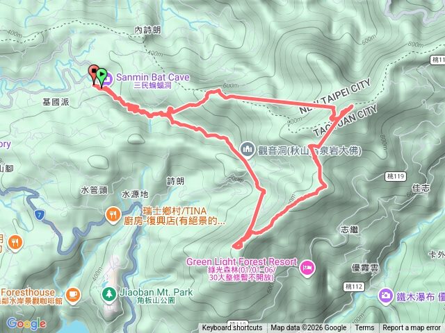 金牌縱走大O型（蝙蝠洞＆觀音洞瀑布）