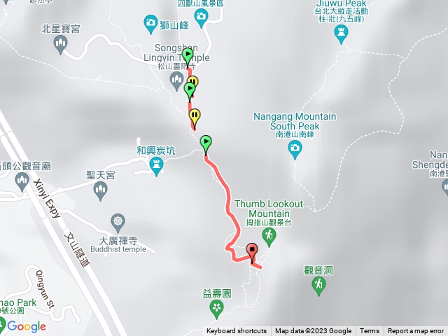 小百岳集起來南港山縱走親山步道(拇指山、南港山、象山、九五峰)202310221304