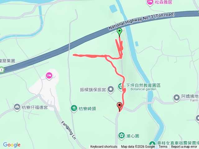 下坪熱帶植物園 單程 健步走