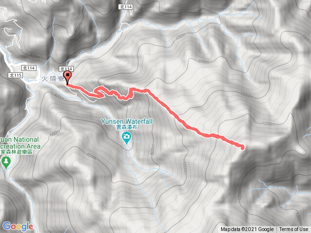 三峽逐鹿山追雪記，原路來回