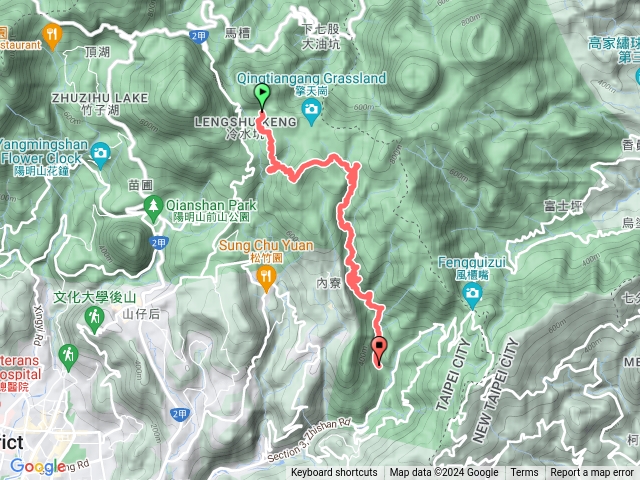 2024.8.04菁山瀑布-雞心崙-竹篙山-內雙溪古道-下溪和宮預覽圖