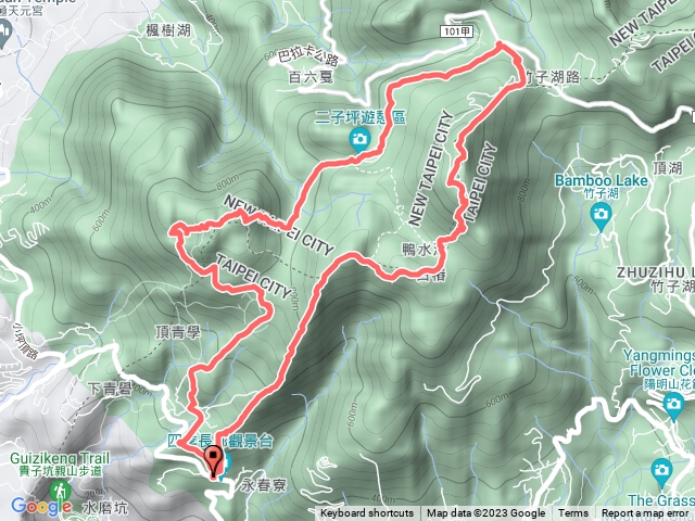 大屯西南稜-大屯主峰O繞預覽圖