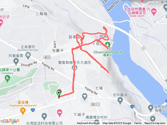 草屯鳥嘴潭人工湖步道