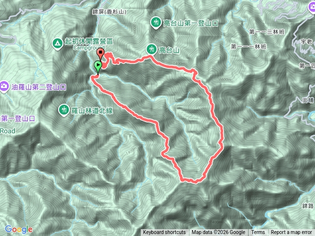 錦屏山+石麻達山+高台山預覽圖