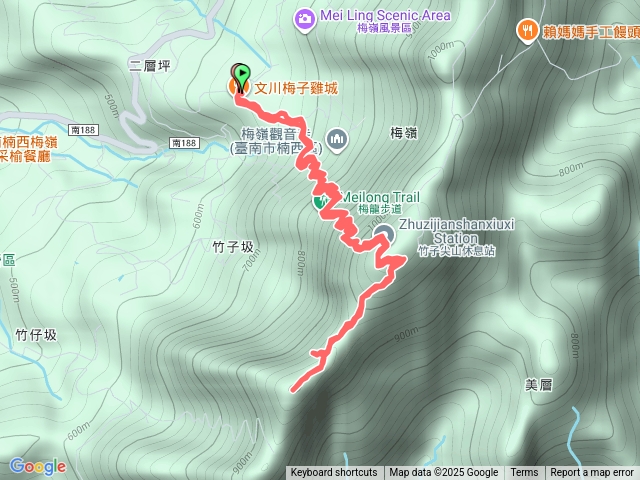 二層坪-竹子尖-竹仔排（下井仔湖路已不通）預覽圖