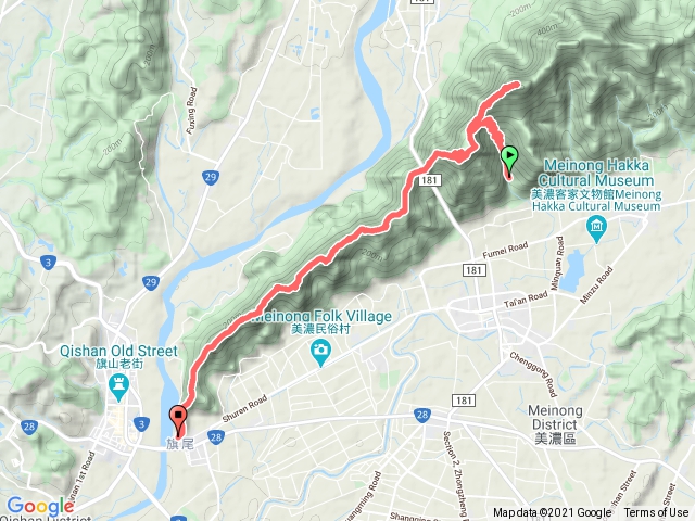 旗月縱走