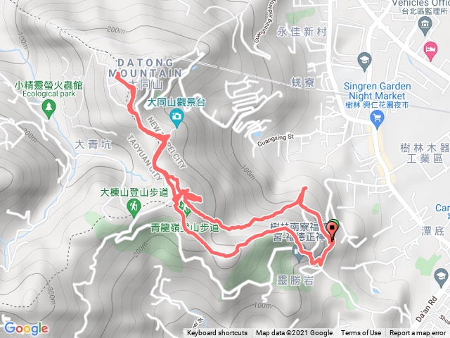 大同山、青龍嶺、三角埔頂山