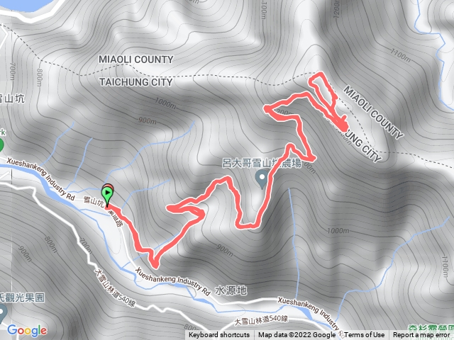 🔺苗栗/泰安/雪山坑山，H1360m (三等三角點 | 第6590號)