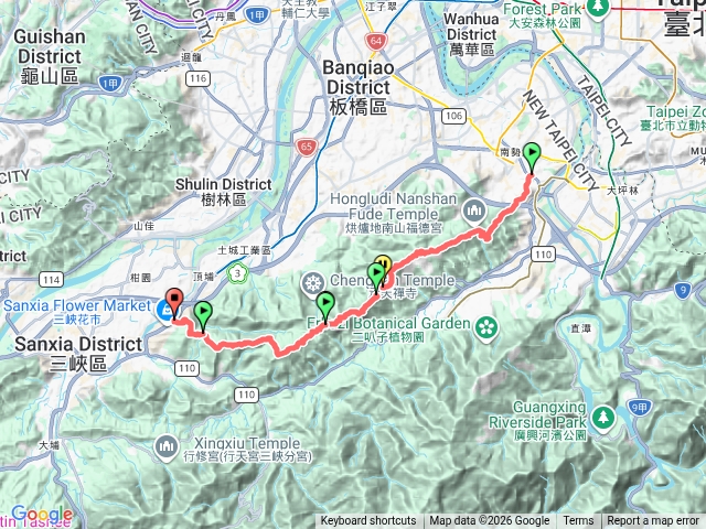 環台北天際線10新店到三峽