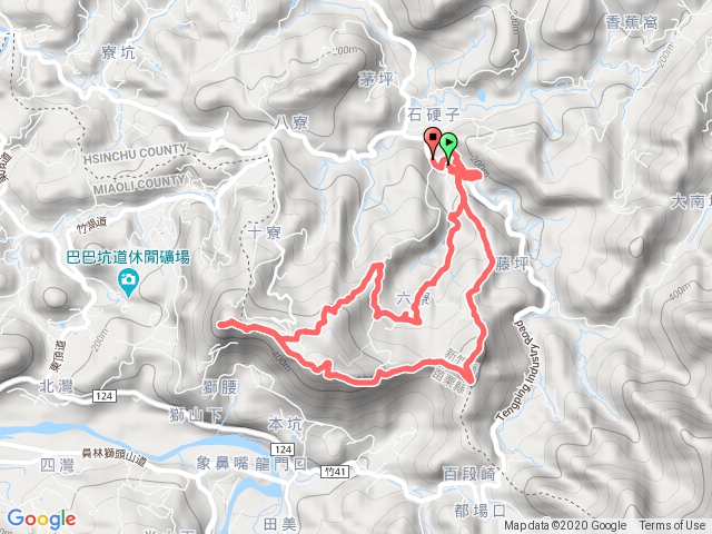 20201017-藤坪,猿山,獅山,六寮,水簾洞