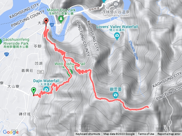 1日尾寮大津上登山下