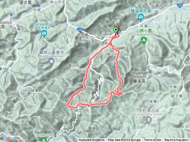 中坑古道小O崩山坑古道