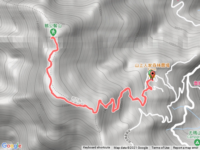 鵝公髻山(山上人家登山口)