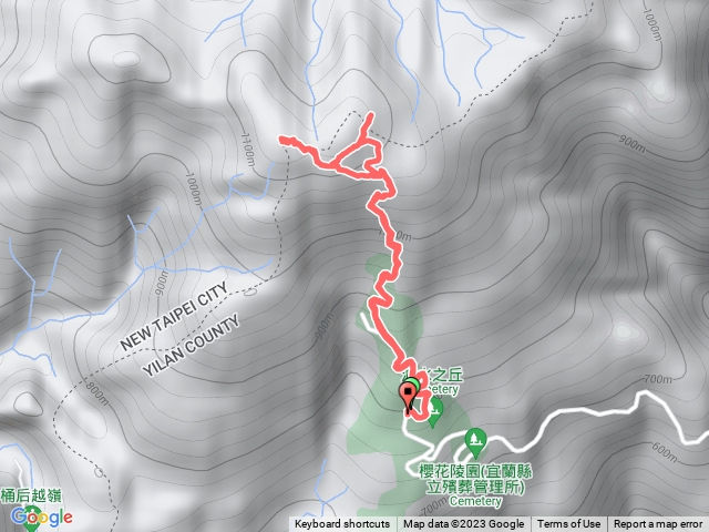 櫻花陵園—》烘爐地山