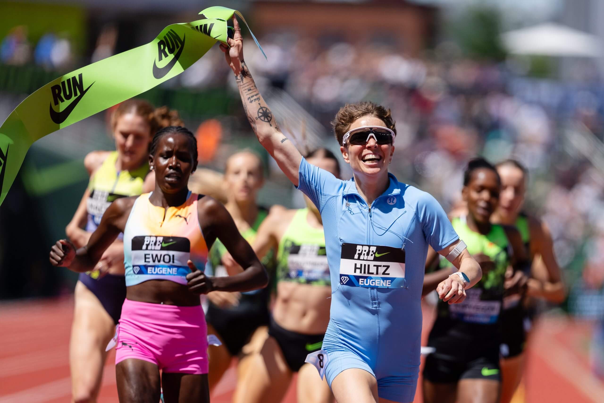 【賽事】普雷方丹》Kipyegon爆冷吞敗！Hiltz 一英里飆 4:17.49 世界領先成績摘后冠