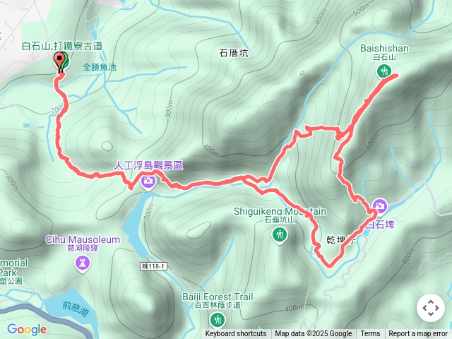 打鐵寮古道•白石山