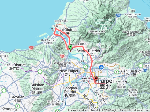 關渡-八里-淡江大橋-淡水