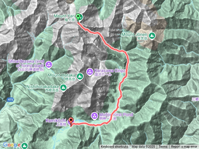 日本表銀座縱走-Day4槍岳山莊到上高地