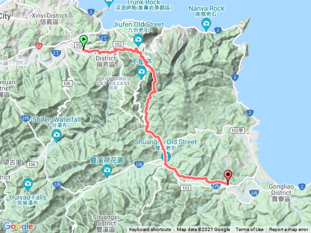 20211120淡蘭古道北路瑞芳～貂山古道～牡丹～雙溪～貢寮
