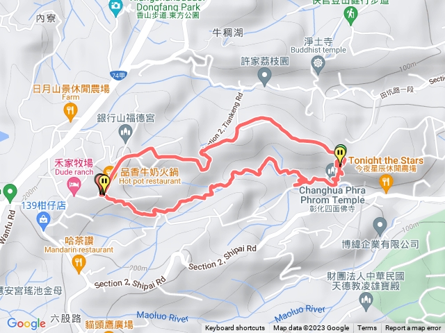 彰化石牌親水步道四面佛寺