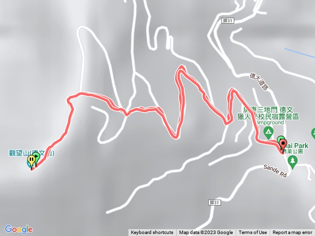 觀望山（捷徑）
