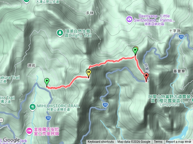 芙蓉山走凸龜山