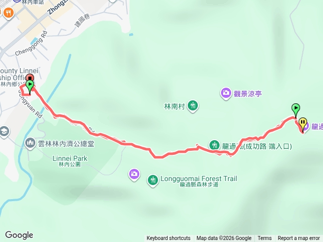 龍過脈森林步道-鐵管坑入口-兔仔嶺涼亭預覽圖