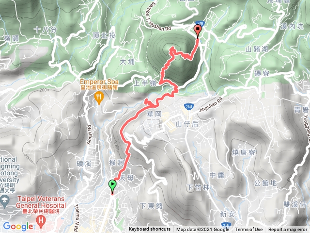 天母水管路-翠峰瀑布-紗帽山