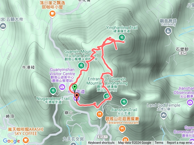 觀音山硬漢嶺步道-硬姐嶺-2024/11/16預覽圖