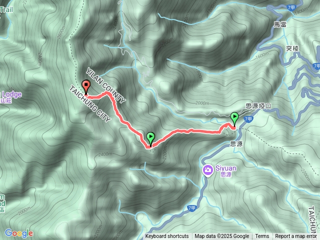 羅葉尾山單程往返預覽圖