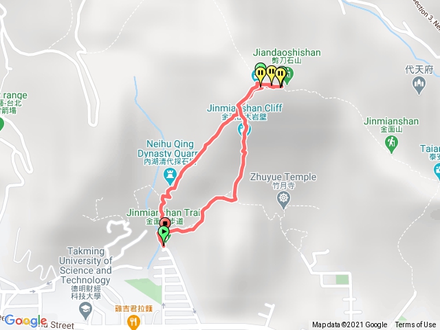 剪刀石-金面山環狀