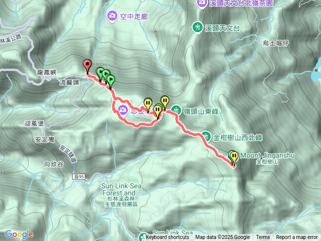 阿男的嶺頭山、忘憂森林