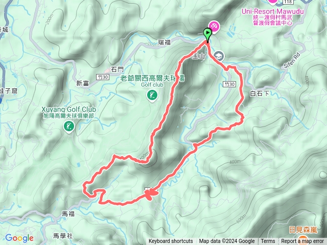 關西赤柯山出馬福山 順遊玉山 O型預覽圖