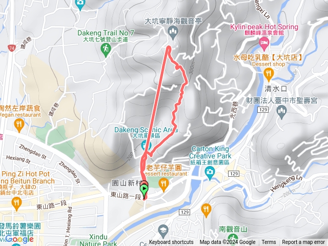夜走大坑十上六果園九之一下