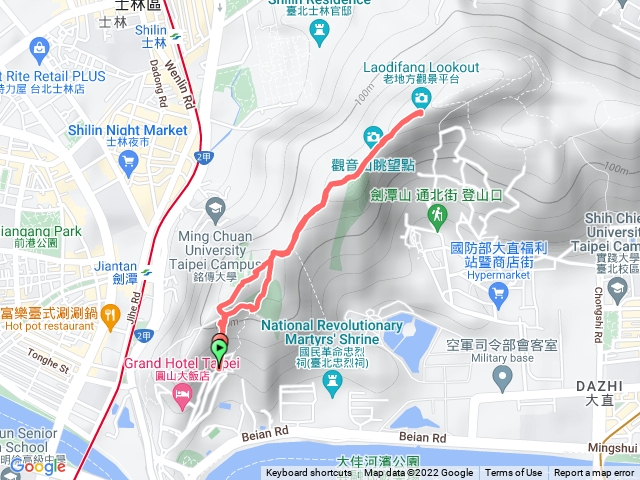 圓山,老地方觀機