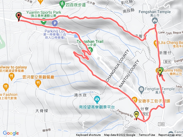 藤山步道，萬里長城，樟普寮山