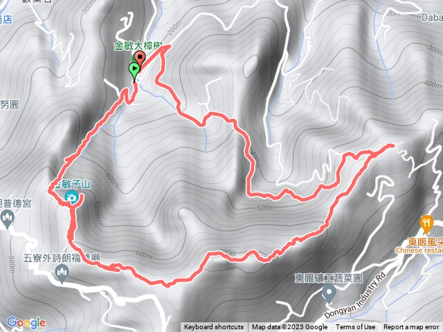 金敏子山詩朗山塞口坑山內金敏山
